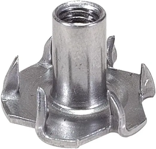 Parts Express #10-32 Deluxe 6-Prong T-Nuts 50 Pcs.