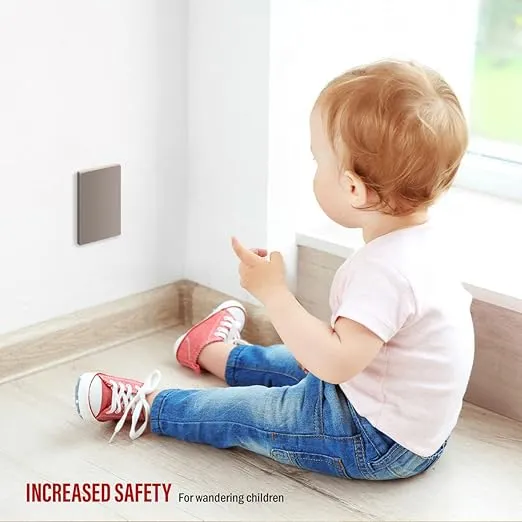 ENERLITES Screwless Blank Wall Plate, Child Safe Blank Device Outlet Cover, Standard Size, 1-Gang 4.68" x 2.93", Polycarbonate Thermoplastic, UL Listed, SI8801-NK, Glossy, Nickel