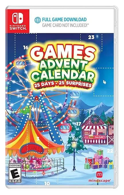 Games Advent Calendar - 25 Days - 25 Surprises - Nintendo Switch