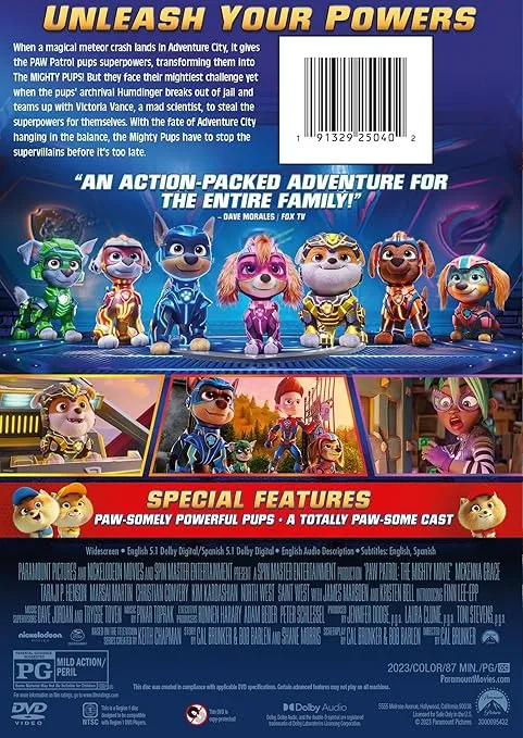 PAW Patrol: The Mighty Movie [DVD]