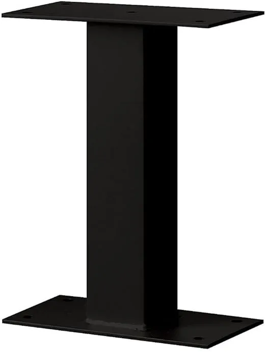 Salsbury Industries 4395BLK Standard Pedestal, Black, 16 in. H