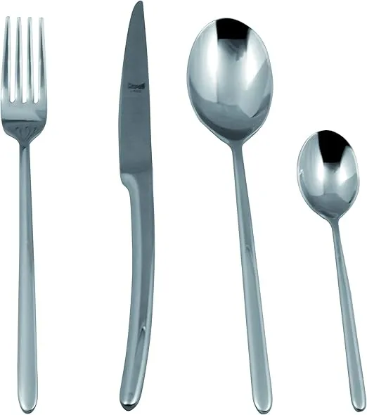 Mepra 108322024 Flatware Set, Metallic