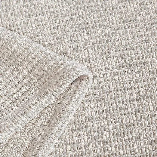 Calvin Klein - King Blanket, Premium Cotton Weave Bedding, Super Soft Cotton Home Decor, Oeko-Tex Certified (Cotton Weave Off White, King)