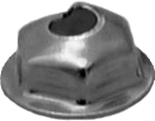 100#10-24 Washer Lock PAL Nut 1/2" O.D. 3/8" Hex Zinc