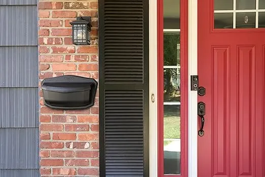 Architectural Mailboxes 2541B-10 Villa Mailbox, Small, Black