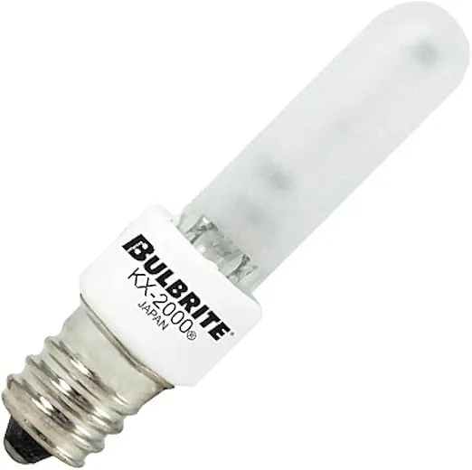 Bulbrite KX60FR/E12 Candelabra Screw Base (E12) Light Bulb, 1 Count (Pack of 1), Frost