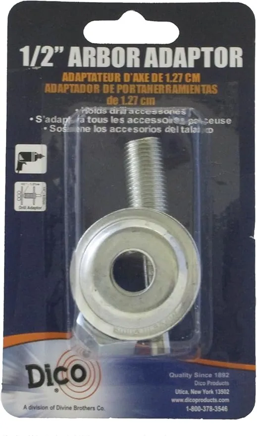 Dico 7600071 1/2" Arbor Adapter