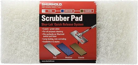 Shurhold Shur-LOK Fine Scrubber Pad - (2-Pack)