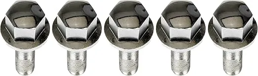 Dorman 611-005 M12-1.25 Wheel Bolt - 19mm Hex, 23mm Thread Length Compatible with Select Chrysler / Dodge / Jeep Models, (Pack of 5) (OE FIX)