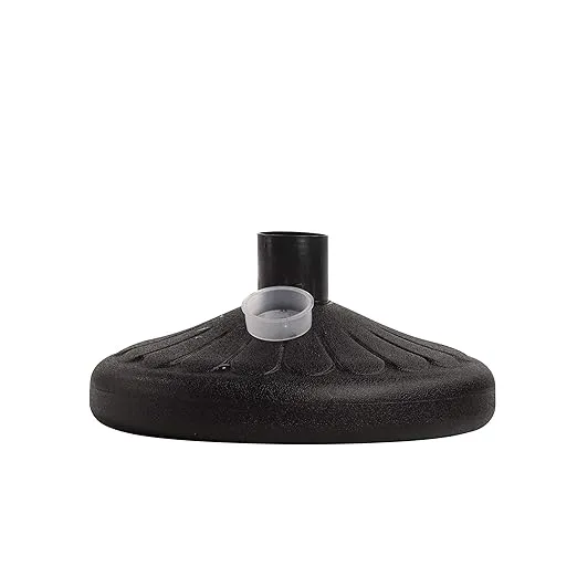 Montour Line Plastic Stanchion Black 2.5 Inch Diameter with 50 Foot Chain, 6-Pack, Crowd Control Barriers