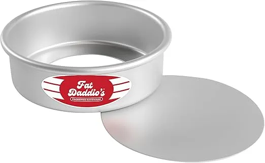 Fat Daddio's PCC-62 Anodized Aluminum Round Cheesecake Pan, 6 x 2 Inch