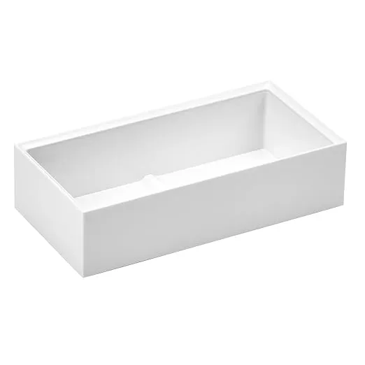 Bostitch Office Konnect Desk Organizer Accessory Tray, Wide, Stacks for Desktop Storage, White