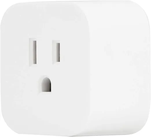 ENBRIGHTEN, White, Wi-Fi Smart Light Switch, Indoor Micro Plug-In, 1-Grounded Outlet, No Hub Required, 51511