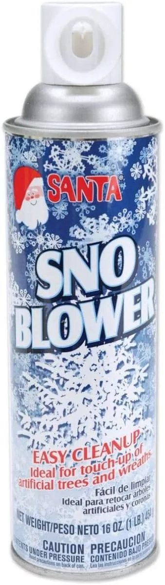 Santa SNO Blower Winter White Christmas Snow Spray - 16 Ounces