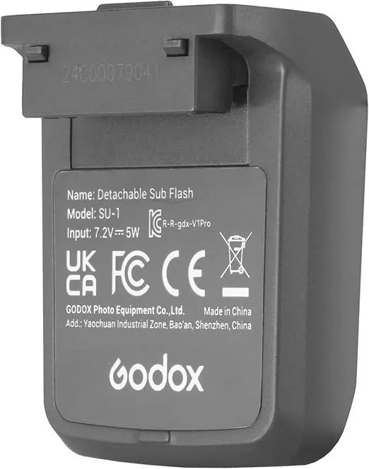 Godox SU-1 Sub Flash for V1 Pro Flash, Detachable Design External Flash, Both As The Bounce Flash and Fill Light, Suitable for Godox V1 Pro C V1 Pro S V1 Pro N V1 Pro F V1 Pro O Flash