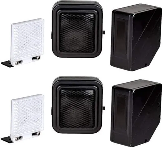 Seco-Larm E-931CS22RFCQ Wireless Entry Alert System (2 Pack) For Monitoring a Driveway or Use as an Entrance Indicator, Up to 22 Feet Sensing Range, Up to 328 Feet Wireless Transmission Range