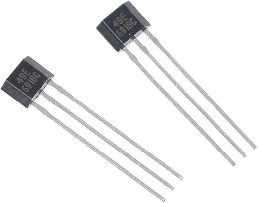 10Pcs Hall Element 49E Oh49E Ss49E Linear Sensor Hall Sensor