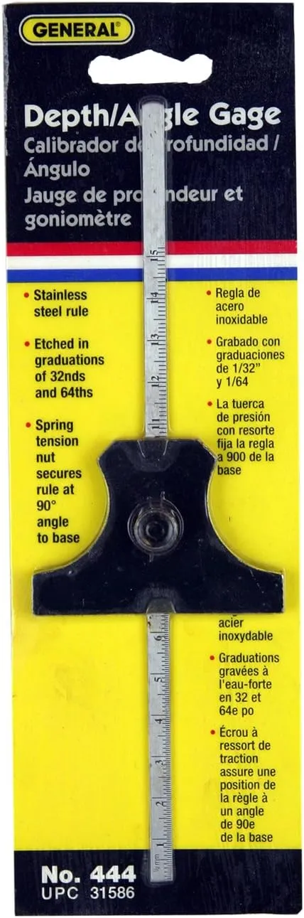 General Tools 444 Depth/Angle Gage