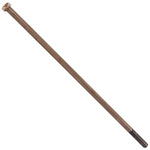 3/8"-16 x 12" A307 Grade A Hex Bolts (25 Pack) - Plain Finish