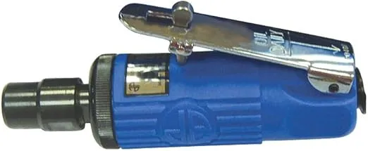 Astro 1205 Composite Body 1/4-Inch Mini Die Grinder with Safety Lever, 25,000rpm, Blue