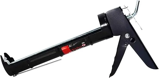 Red Devil 3985 9" Half Barrel Caulk Gun, Black