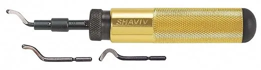 SHAVIV Deburring Tool Set, Aluminum, Hi Speed STL