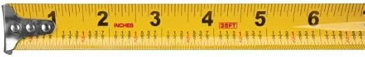 Performance Tool W5035 35-Foot 1-Inch Tape measure, Yellow