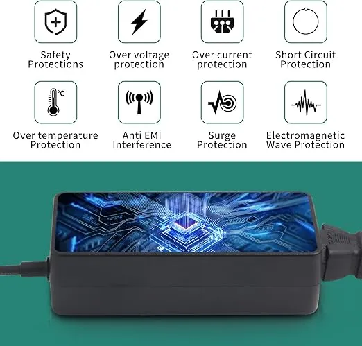 12V 5A Power Supply Adapter 100-240V AC to DC 12 Volt 5 Amp 4A 3A 2A 1A Switch Power Supply AC/DC Adapter Converter Transformer with 5.5X 2.5mm/2.1mm tip for 12V 5050 3528 LED Strip Module Light