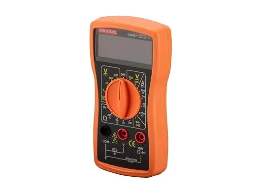 Digital Multimeter for Testing Voltage, Current, Resistance, and Diodes, DC Voltage Range Scales: 300V, 200V, and 20V