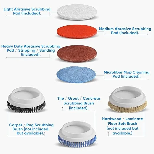 Prolux Core 13 inch Electric Floor Buffer Scrubber and Polisher Machine - All Floor Surfaces