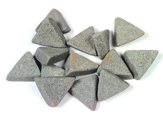 Raytech-41-310 Ceramic Media, Triangle, 5/16" x 7/8"