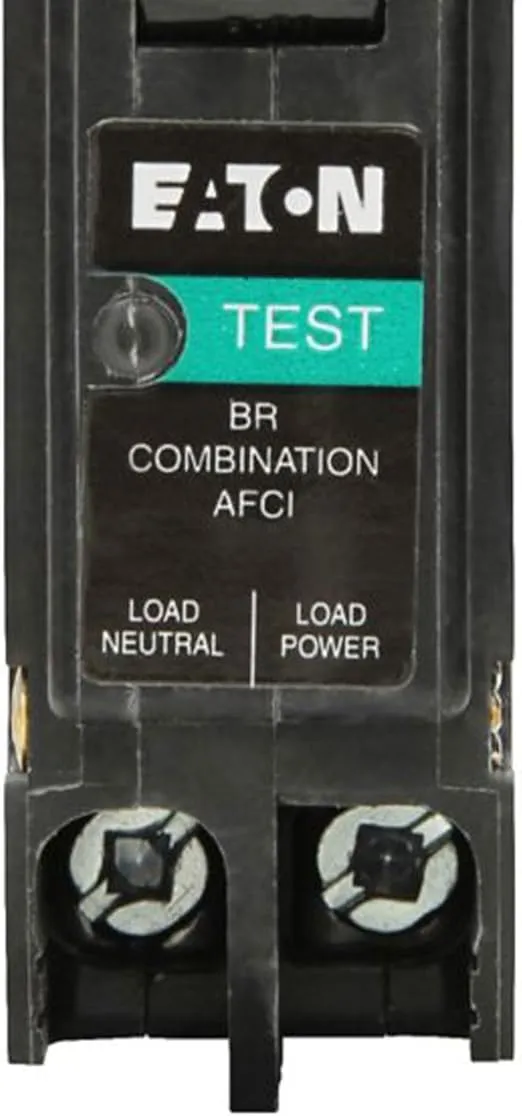 BRP115AF Eaton 15 amps Combination AFCI Single Pole Circuit Breaker, Black