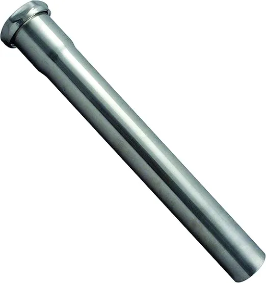 Westbrass D423-26 1-1/2" x 12" Slip Joint Extension Tube, Polished Chrome