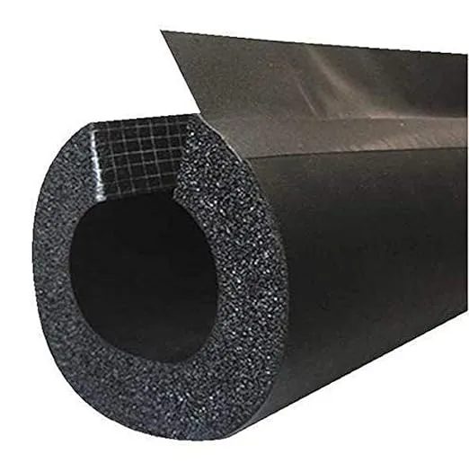 BriskHeat INSUL138 Insul-Lock DS Flexible Pipe Insulation, Closed Cell, for 1” Diameter Pipe, 6ft Long