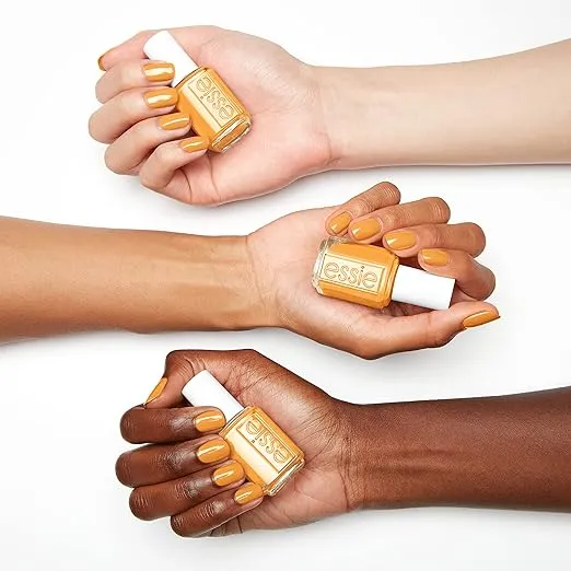 essie Nail Polish, Salon-Quality Bright Yellow Nail Polish, Vegan, Check Your Baggage, 0.46 fl oz