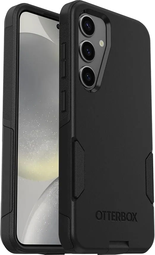 OtterBox Samsung Galaxy S24 Commuter Series Case - Black, Slim & Tough, Pocket-Friendly, with Port Protection