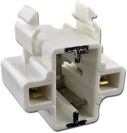 Leviton 26720-100 Gx23, Gx23-2 Base, 2-Pin, Compact Fluorescent Lampholder , White