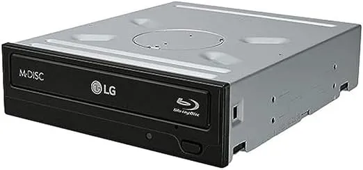 LG Electronics WH14NS40 14X Blu-ray/DVD/CD Multi compatible Internal SATA Rewriter Drive, BDXL, M-DISC Support, Black