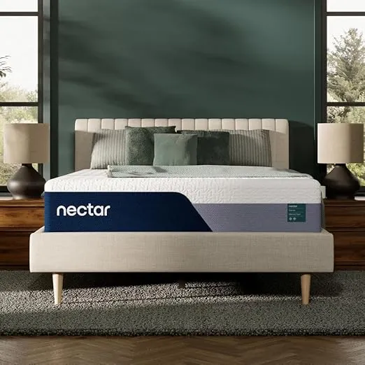 Nectar Premier 13” Twin Mattress (New Version) - Medium Firm - Contouring Memory Foam - Cooling Upgrade - 2” Pressure Relief Layer - Minimal Motion Transfer - 365-Night Trial & Forever Warranty