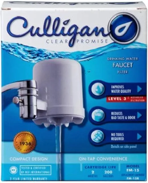 Culligan FM-15A Water Filter, 200 gal Capacity, 0.6 gpm(Pack of 1)