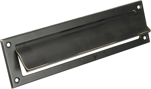 SCHLAGE LOCK CO SC620B-716 Mail Slot, Aged Bronze
