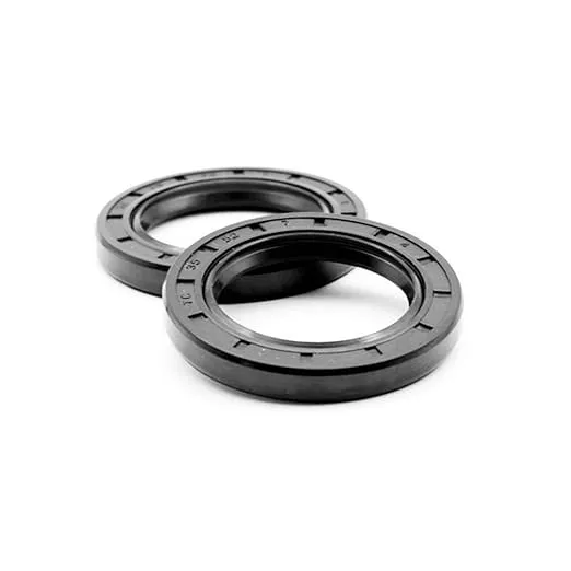 Oil Seal 35mm x 55mm x 8mm Nitrile Rubber Cover Double Lip Black