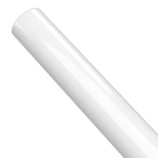 FORMUFIT PVC Pipe, 3/4" Size, (1.050" Actual OD) Sch 40 Furniture Grade, White (40"L x 3-Pack) DIY Structural for Greenhouse, Garden, Dog Agility and Maker Projects - P034FGP-WH-40x3