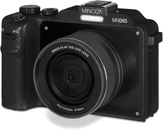 Minolta MND65 56 MP Autofocus / 4K60FPS Ultra HD Camera w/WiFi