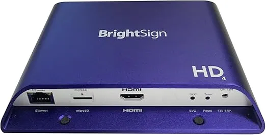 Brightsign Full HD Standard I/O Digital Signage Player HTML5 (HD224)