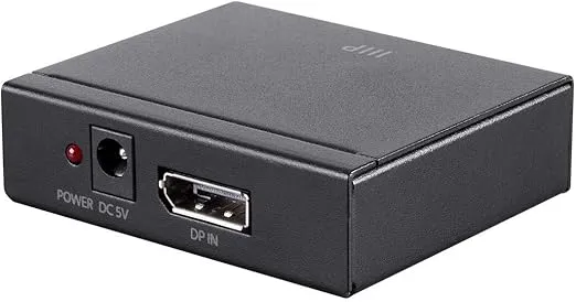 Monoprice 1x2 DisplayPort Splitter, 4K@60Hz, 21.6Gbps, Black