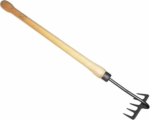 Dewit 5-Tine Forged Hand Rake with Drop Grip Handle