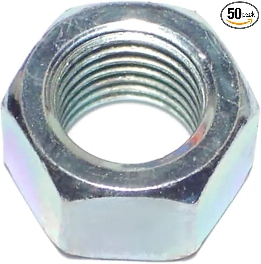 014973241940 Fine Finished Hex Nuts, 7/16-20, Piece-50