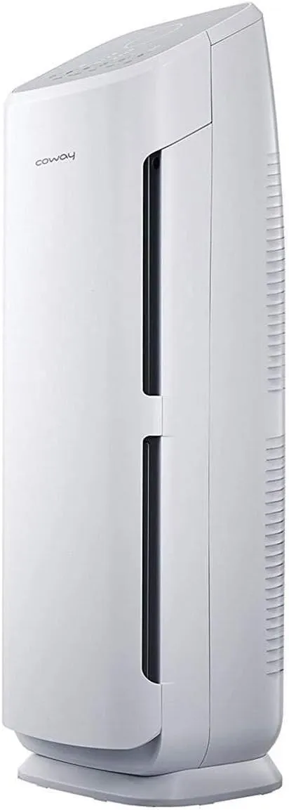 Coway Tower True HEPA air purifier with Air Quality Monitoring, Auto Mode, Timer, Filter Indicator, White (AP-1216L)