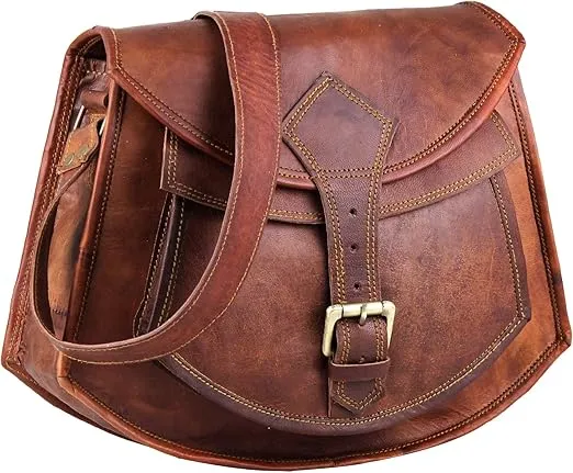 Leather crossbody bags for women A perfect Brown Leather purses and handbags for Everyday use | Handmade Leather handbags for women | Unique and Stylish brown leather purse